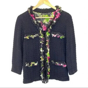 Michael Simon Womens Cotton Blend Cardigan